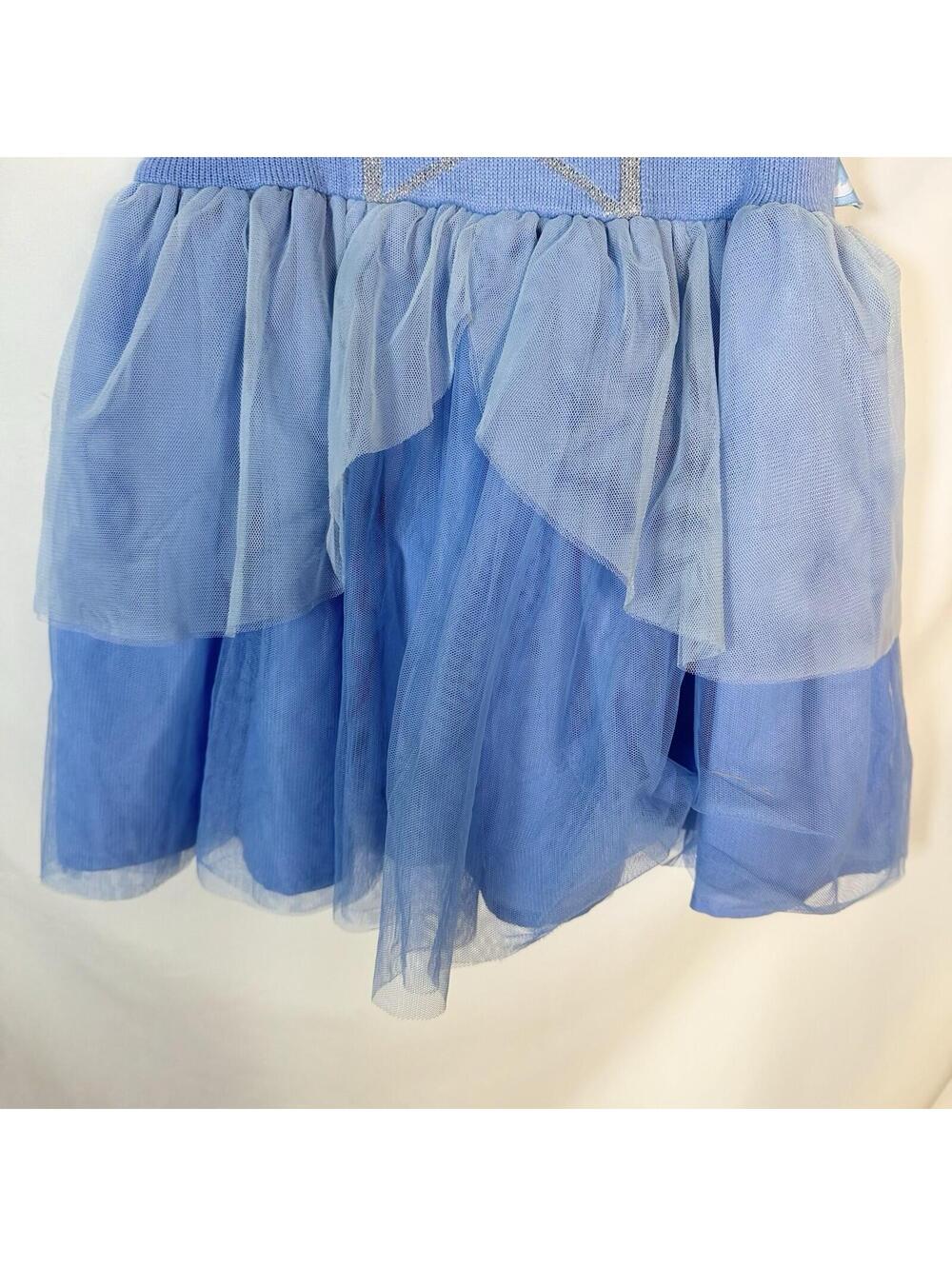 Disney Princess Toddler Girls Cute Blue Cinderella Sweater Dress Size 5T - Picture 7 of 9
